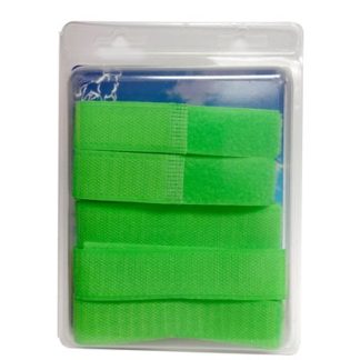 Ankle Straps Velcro Neon Green (5/PKG)