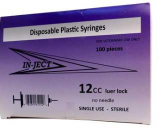 Syringe - Luer Lock - 12cc