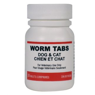Cat/Dog Worm Tabs 24's