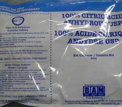 Citric Acid - 500GR